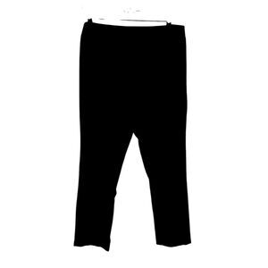 Eileen Fisher Pull on Black Pants Quiet Luxury Sustainable Small Straight Leg